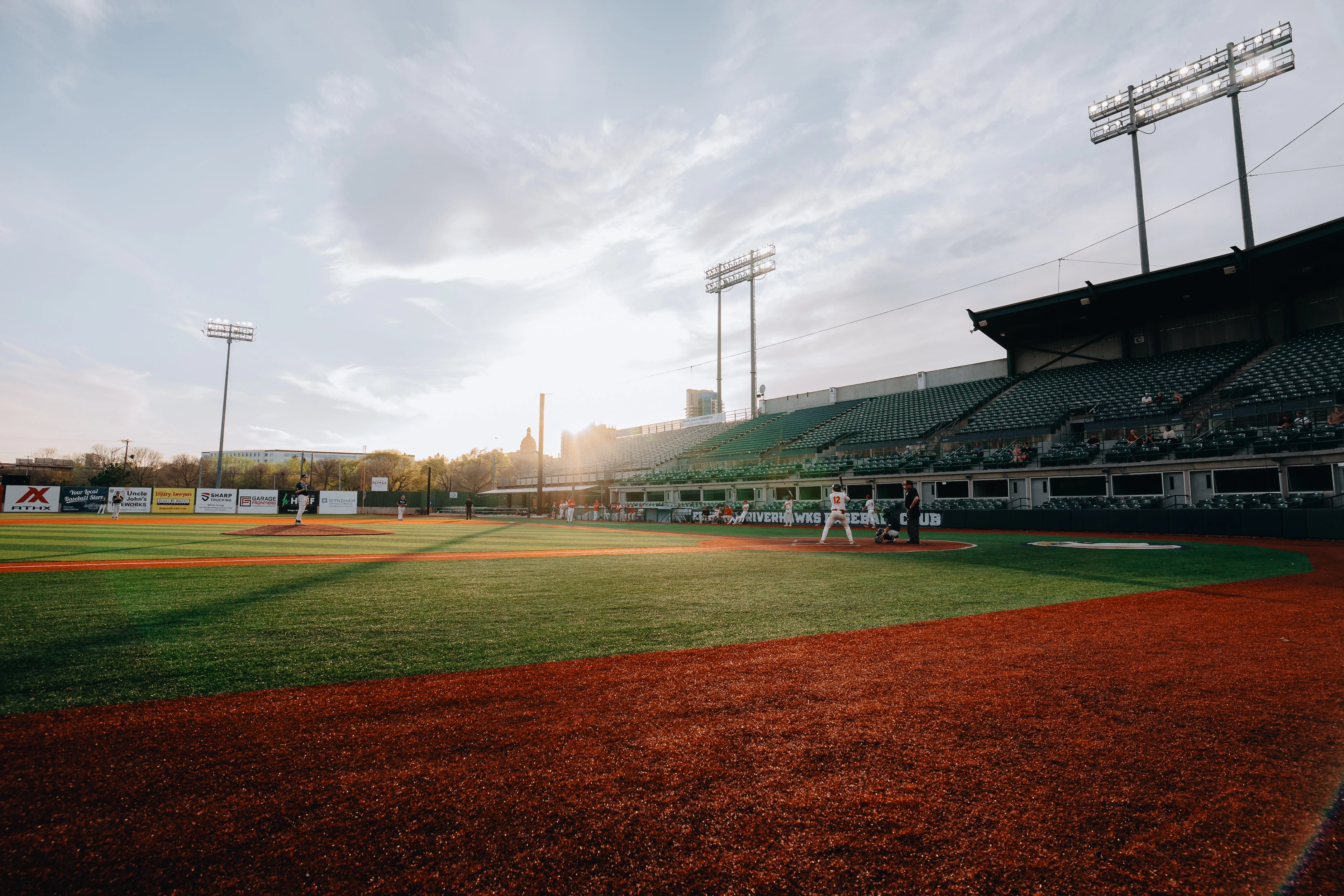 Remax baseball diamond wide angle left side